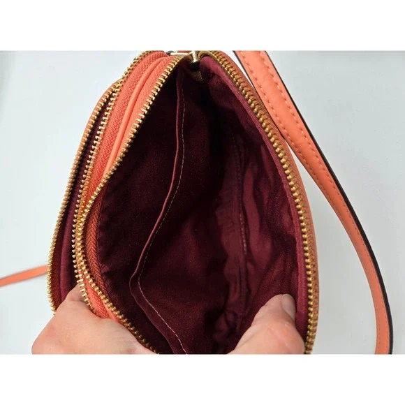 Coach Crossbody Straw Purse, Top Zip Closure, Adjustable Strap, Small - Picture 8 of 8